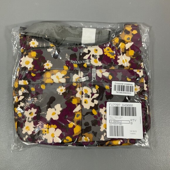 Baggallini Cross Over Crossbody with Rfid - Autumn Breeze - Picture 2 of 6